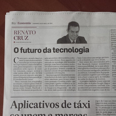 Coluna do Renato Cruz: O futuro da tecnologia